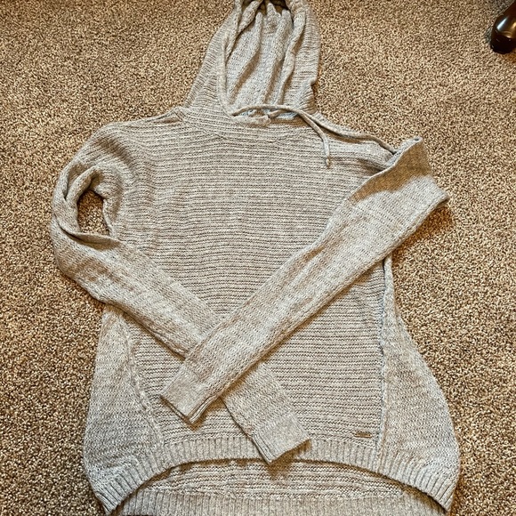 Abercrombie and Fitch XS Long Sleeve Pullover Hoodie Gray - Picture 2 of 5